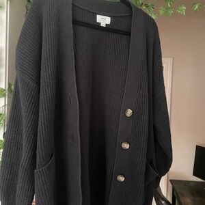 Black aerie cardigan